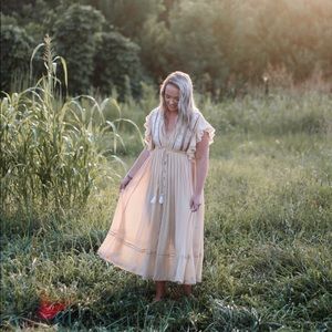 Free people Bali will wait for you midi dress